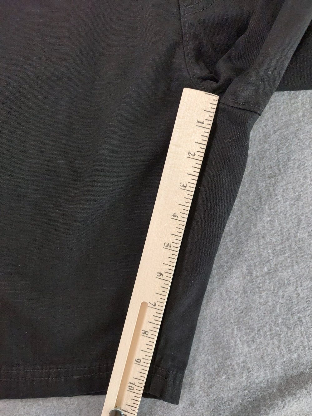 Brahma Men's Canvas Workwear Cargo Shorts Black Soot Size 36 - Picture 6 of 11